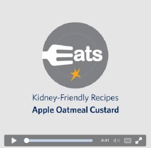 Apple Oatmean Custard-DaVita Eats logo
